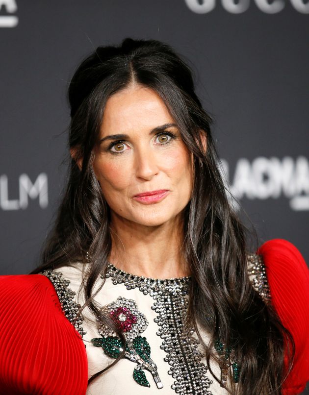 Actor Demi Moore poses at the Los Angeles County Museum of Art (LACMA) Art+Film Gala in Los Angeles, October 29, 2016. REUTERS/Danny Moloshok