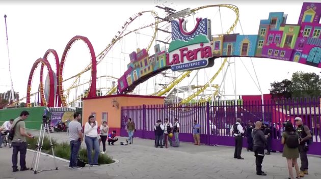 A general view of an amusement park where rollercoaster accident happened, in Mexico City, Mexico, September 28, 2019 in this still image taken from a video. Reuters TV via REUTERS
