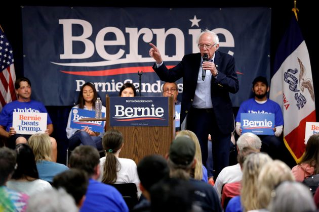 Democratic 2020 U.S. presidential candidate and U.S. Senator Bernie Sanders speaks during a campaign event in West Liberty, Iowa, U.S. September 24, 2019. REUTERS/Joshua Lott
