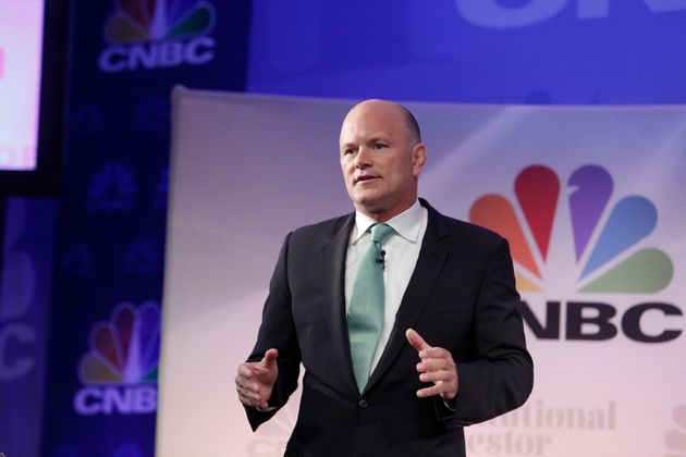 CNBC EVENTS -- Delivering Alpha 2014 -- Pictured: Michael Novogratz, Principal and Director, Fortress Investment Group LLC during the Best Ideas panel at the CNBC Institutional Investor Delivering Alpha Conference in New York -- (Photo by: Heidi Gutman/CNBC/NBCU Photo Bank/NBCUniversal via Getty Images)
