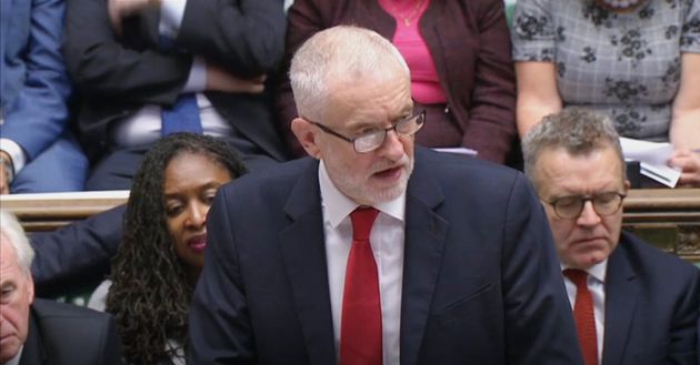 Labour leader Jeremy Corbyn responds to Prime Minister Boris Johnson's statement on his new Brexit deal in the House of Commons, London, on what has been dubbed 'Super Saturday'. (Photo by House of Commons/PA Images via Getty Images)