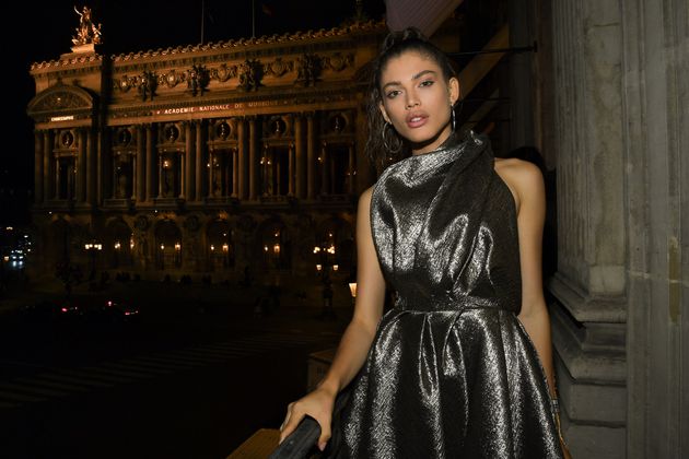 PARIS, FRANCE - SEPTEMBER 25: Valentina Sampaio attends the Lancel 'Portraits De Fantaisie' cocktail event during Paris Fashion Week, Womenswear Spring Summer 2020, on September 25, 2019 in Paris, France. (Photo by Pascal Le Segretain/Getty Images For Lancel )