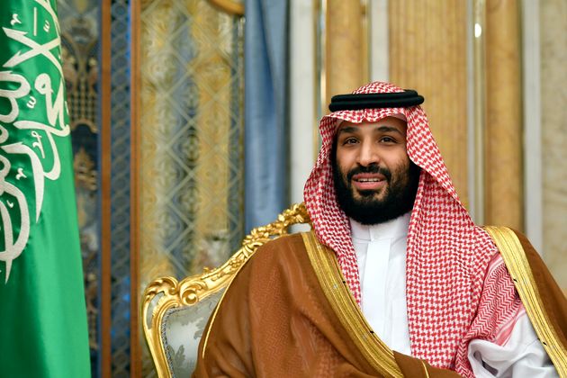 Saudi Arabia's Crown Prince Mohammed bin Salman attends a meeting with U.S. Secretary of State Mike Pompeo in Jeddah, Saudi Arabia, on Wednesday, Sept. 18, 2019. (Mandel Ngan/Pool Photo via AP)
