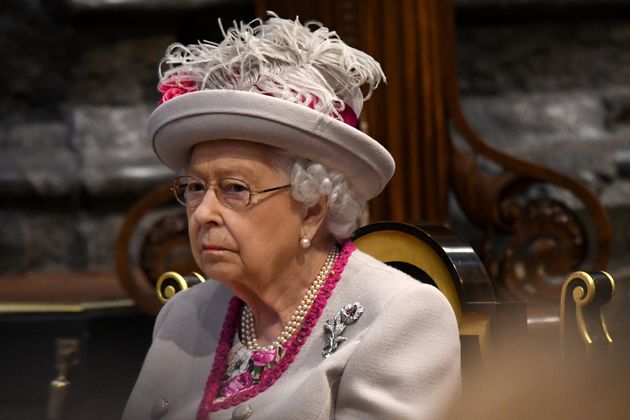 Britain's Queen Elizabeth attends a service to mark 750th anniversary of Westminster Abbey in London, Britain October 15, 2019. The queen, accompanied by Camilla, Duchess of Cornwall, attended a service at Westminster Abbey to mark 750 years since Edward the Confessor's original church was rebuilt under the reign of King Henry III. The new Gothic Abbey was consecrated on October 13, 1269. Paul Ellis/Pool via REUTERS