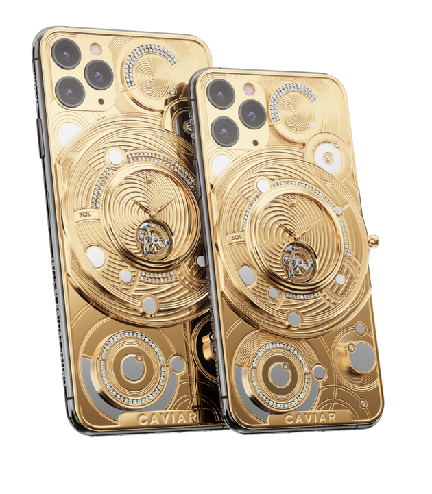 금과 다이아몬드로 개조된 아이폰11 시리즈