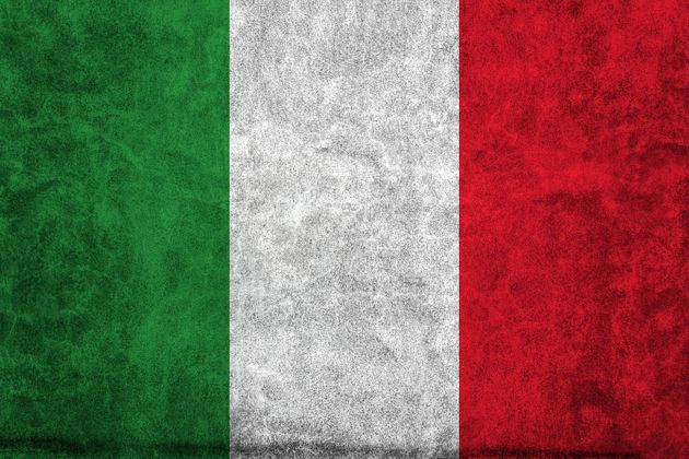 Grungy Italy flag