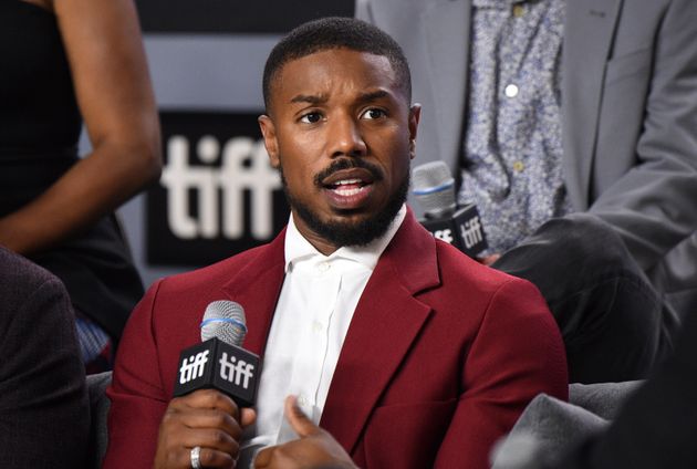 Michael B. Jordan attends a press conference for 'Just Mercy' on day three of the Toronto International Film Festival at the TIFF Bell Lightbox on Saturday, Sept. 7, 2019, in Toronto. (Photo by Evan Agostini/Invision/AP)