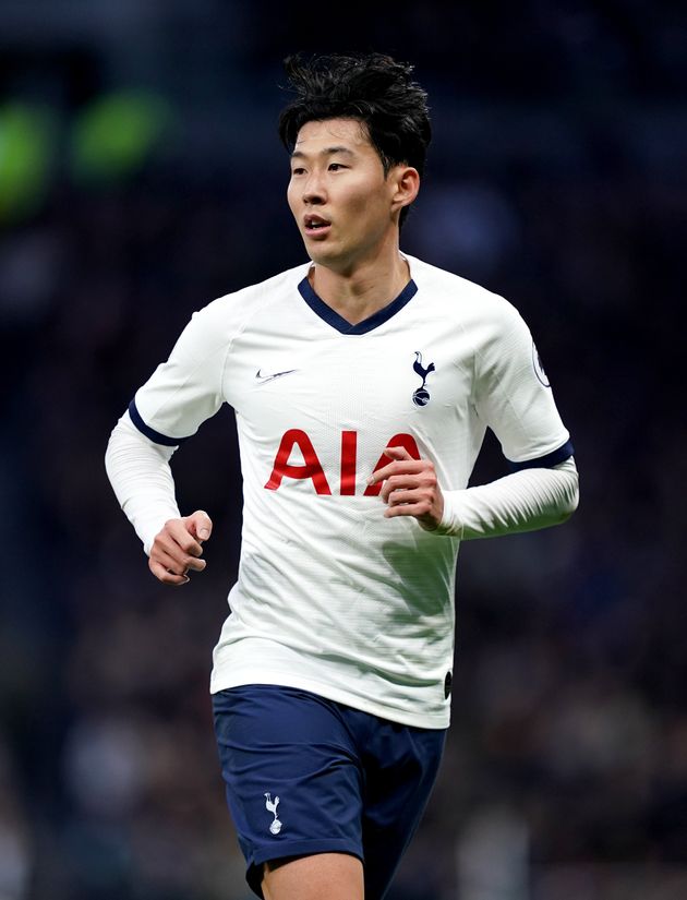 Tottenham Hotspur's Son Heung-min during the Premier League match at Tottenham Hotspur Stadium, London. (Photo by John Walton/PA Images via Getty Images)