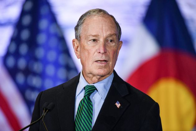 AURORA, CO - DECEMBER 05: Democratic presidential candidate, former New York City Mayor Michael Bloomberg speaks during an event to introduce his gun safety policy agenda at the Heritage Christian Center on December 5, 2019 in Aurora, Colorado. The event, which was closed to the public, was held with survivors of gun violence and community leaders from across Colorado. (Photo by Michael Ciaglo/Getty Images)