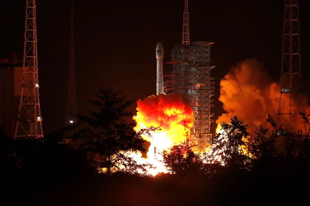 11월 23일 베이더우 위성 발사 장면