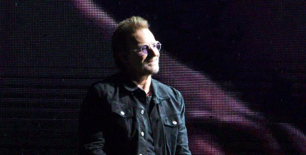 MELBOURNE, AUSTRALIA - NOVEMBER 15: Bono of U2 performs onstage at Marvel Stadium on November 15, 2019 in Melbourne, Australia. (Photo by Sam Tabone/WireImage)