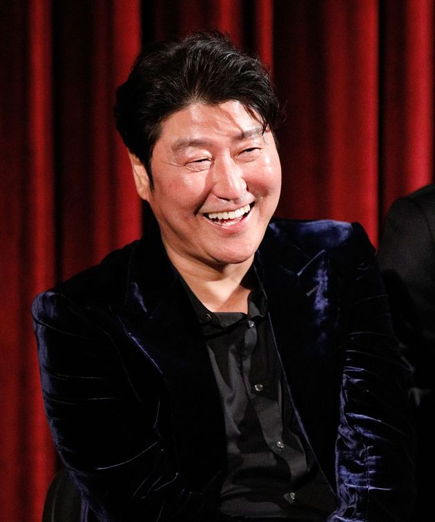 NEW YORK, NY - OCTOBER 07:  Actor Song Kang Ho on stage during The Academy of Motion Pictures Arts and Sciences official Academy screening of 'Parasite' at the MoMA, Celeste Bartos Theater on October 7, 2019 in New York City.  (Photo by Lars Niki/Getty Images for The Academy Of Motion Pictures Arts & Sciences )