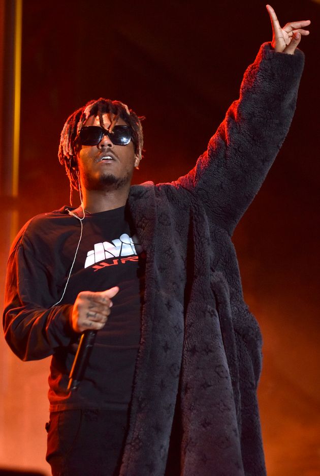 OAKLAND, CALIFORNIA - SEPTEMBER 29: Juice Wrld performs during the 2019 Rolling Loud Music Festival at Oakland-Alameda County Coliseum on September 29, 2019 in Oakland, California. (Photo by Tim Mosenfelder/Getty Images)