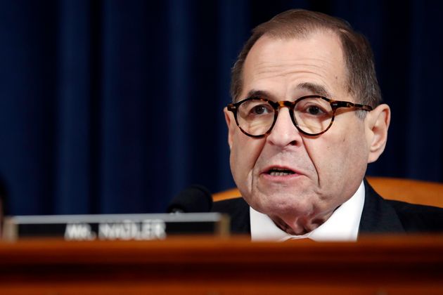 House Judiciary Committee Chairman Rep. Jerrold Nadler, D-N.Y., gives closing remarks as the House Judiciary Committee hears investigative findings in the impeachment inquiry of President Donald Trump, Monday, Dec. 9, 2019, on Capitol Hill in Washington. (AP Photo/Alex Brandon)