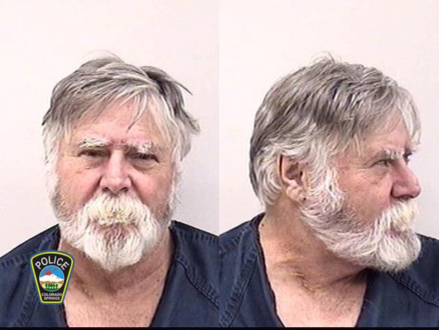 David Wayne Oliver, 65, who according to police and media reports was arrested after allegedly robbing a bank in downtown Colorado Springs, then throwing the money into the air and shouting, 'Merry Christmas,' is pictured in this booking photo released by the Colorado Springs Police Department, December 24, 2019. Colorado Springs Police Department/Handout via REUTERS ATTENTION EDITORS - THIS IMAGE HAS BEEN SUPPLIED BY A THIRD PARTY.