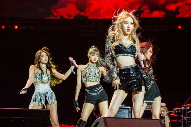INDIO, CALIFORNIA - APRIL 19: BLACKPINK performs during 2019 Coachella Valley Music And Arts Festival on April 19, 2019 in Indio, California. (Photo by Timothy Norris/Getty Images for Coachella)