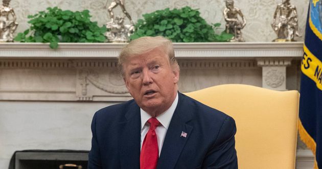 President Donald Trump speaks during a meeting with Greek Prime Minister Kyriakos Mitsotakis in the Oval Office of the White House, Tuesday, Jan. 7, 2020, in Washington. (AP Photo/Alex Brandon)