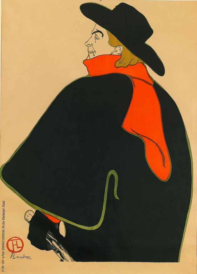 아리스티드 브리앙 Aristide Bruant Dans Son Cabaret 1893 | Lithography | 138×99cm