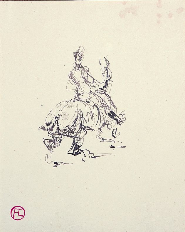 Cavalier | 1879 - 1881 | Ink Drawing