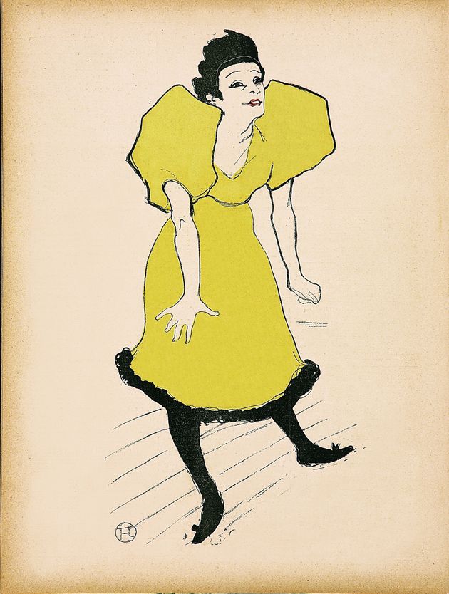 Polaire (Le Rire 잡지) 1895 | Color Lithography | 26.2 x 12.2 ㎝