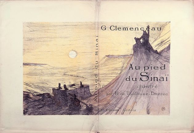 조르주 클레망소의 책 시나이 산기슭에서 Au Pied Du Sinaï 표지 | 1897