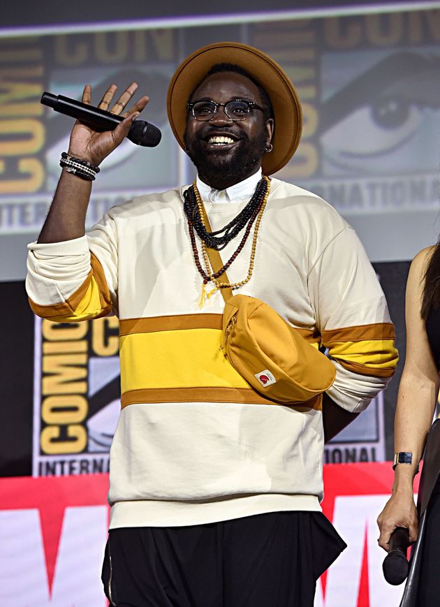 SAN DIEGO, CALIFORNIA - JULY 20: Brian Tyree Henry of Marvel Studios' 'The Eternals' at the San Diego Comic-Con International 2019 Marvel Studios Panel in Hall H on July 20, 2019 in San Diego, California. (Photo by Alberto E. Rodriguez/Getty Images for Disney)
