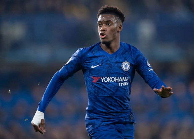 LONDON, ENGLAND - JANUARY 21:  Callum Hudson-Odoi of Chelsea  during the Premier League match between Chelsea FC and Arsenal FC at Stamford Bridge on January 21, 2020 in London, United Kingdom. (Photo by Visionhaus)