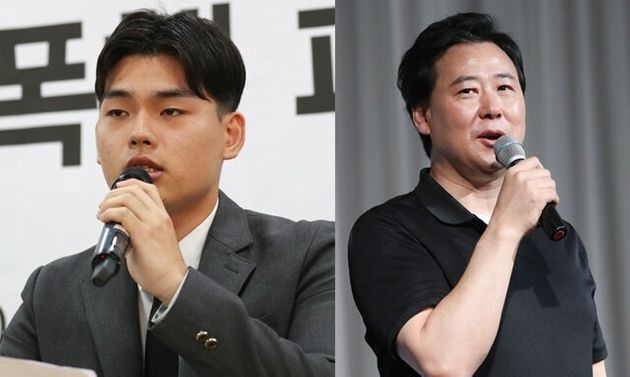 이석철(왼쪽) 김창환 미디어라인 회장
