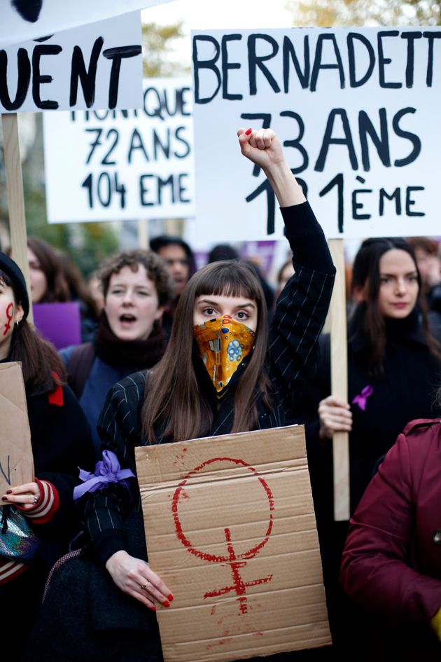 프랑스서 열린 여성살해·여성에 대한 성폭력 규탄 시위(2019)