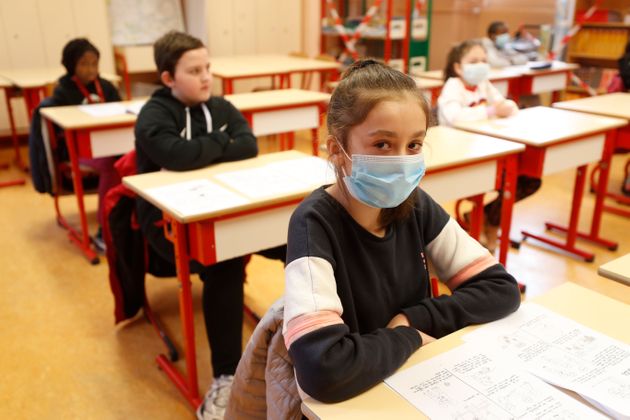 5월14일 프랑스 스트라스부르의 한 초등학교. 이번주에 전국의 유치원과 초등학교 중 86%가 개학한다.