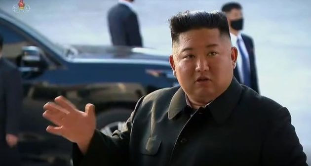 지난 1일 순천인비료공장 준공식에 참석했던 김정은 북한 국무위원장.