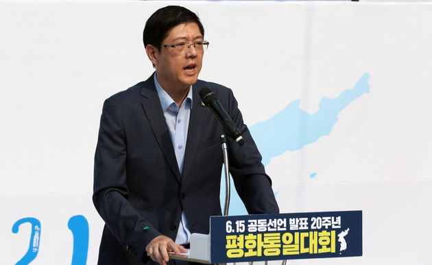 김홍걸 민족화해협력범국민협의회 대표상임의장 겸 더불어민주당 의원