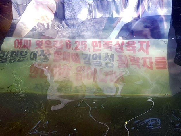 (자료사진) 사진은 지난 23일 오전 강원도 홍천군에서 발견된 대북전단.