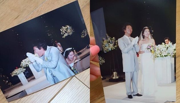 김지혜, 박준형 부부 결혼식 사진