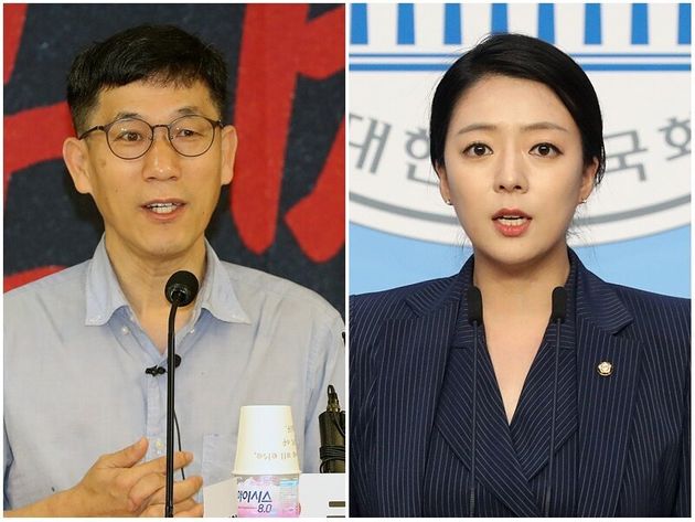 진중권 전 동양대 교수, 배현진 미래통합당 의원