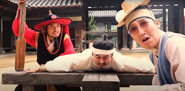 한국민속촌 캐릭터들이 마침내 광고를 찍었다 (영상)