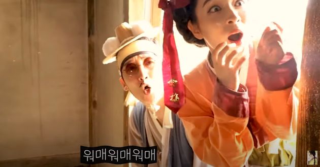 한국민속촌 캐릭터들이 마침내 광고를 찍었다 (영상)