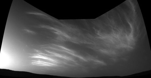 2019년 5월 17일 찍은 화성 구름.