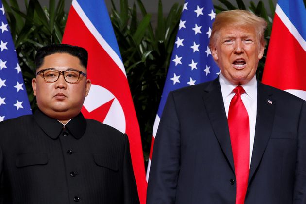 김정은 북한 국무위원장과 도널드 트럼프 미 대통령 