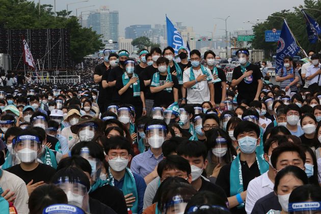 지난 8월 14일정부 의료 정책에 반대하는 '젊은의사 단체행동' 집회가 열렸다.