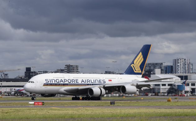 (자료사진) 싱가포르항공의 A380 여객기. 
