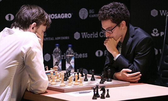2018년 베를린에서 열린 월드컵 토너먼트 경기의 한 장면. 체스는 복잡한 인지 작업 패러다임을 갖고 있는 경기다.