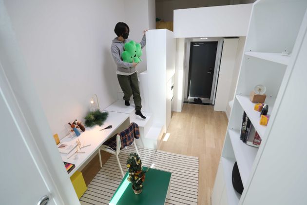 청년 맞춤형 공유주택 안암생활 원룸형 주거공간 모습.