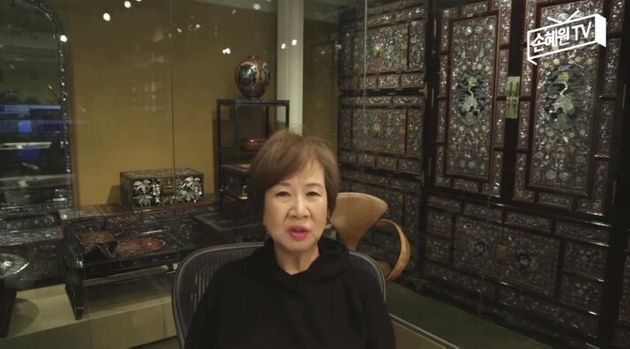 손혜원 전 더불어민주당 의원. 유튜브 손혜원TV 캡처