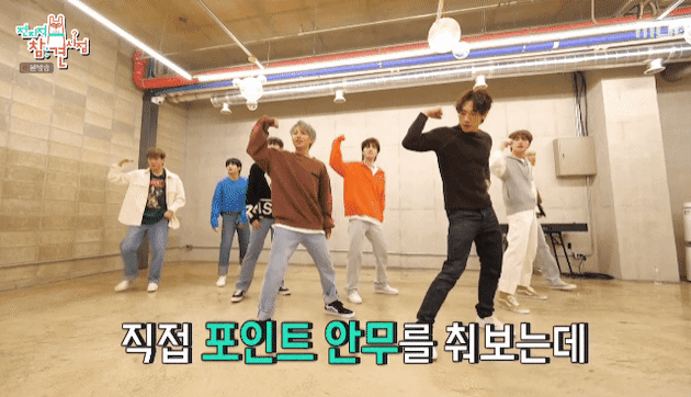 싸이퍼가 원래 구상한 안무. 비가 손대기 전 버전 (Before) / MBC '전지적 참견시점' 방송 영상