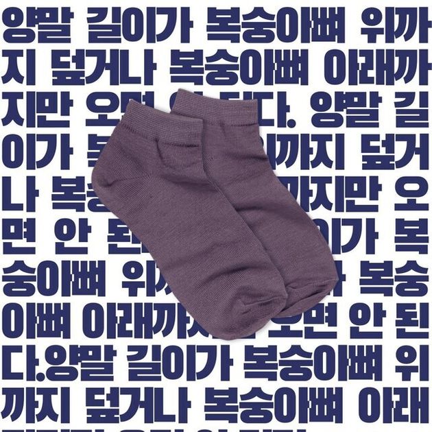 서울의 한 여자고등학교에서 이뤄진다는 '양말 복장' 규제 내용.