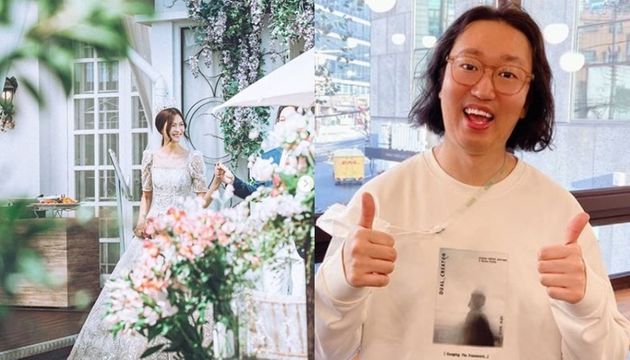 김경진이 아내 전수민과의 리마인드웨딩 화보를 공개했다