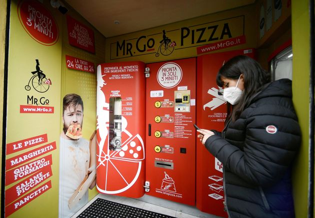 '미스터 고' 피자 자판기