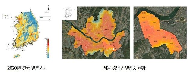 전국/서울 강남구 열분포도 
