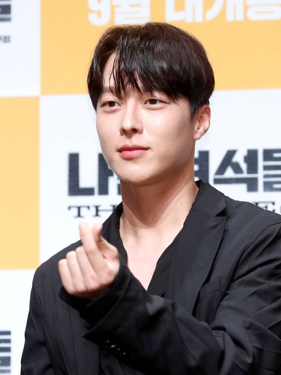 2019년 7월 29일 영화 '나쁜녀석들' 제작보고회에서 장기용